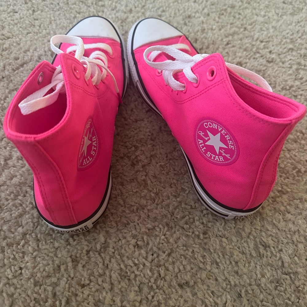 Converse Hot Pink High-Tops - Picture 2 of 4